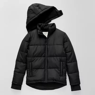 Thereabouts Little & Big Boys Water Resistant Heavyweight Puffer Jacket