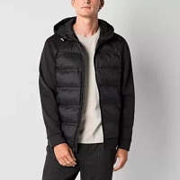 Stylus Mens Fleece Puffer Jacket