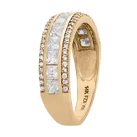 DiamonArt® 6MM 2 1/2 CT. T.W. Lab Created White Cubic Zirconia 10K Gold Band