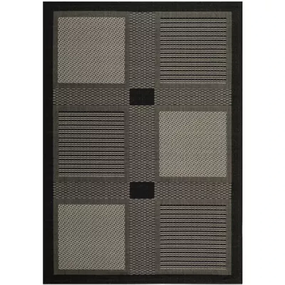 Safavieh Courtyard Collection Bronagh Geometric Indoor/Outdoor Area Rug