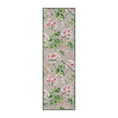 Madcap Cottage By Momeni Isleboro Eve Hooked Rectangular Rugs & Floor Coverings Indoor Floral Accent