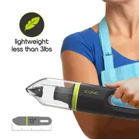 ICONIC Cordless Handheld Vacuum with USB-Charging and Multiple Attachments