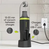 ICONIC Cordless Handheld Vacuum with USB-Charging and Multiple Attachments