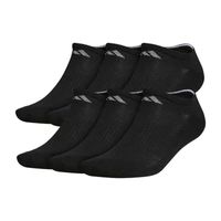 adidas 6 Pair Big and Tall No Show Socks Mens