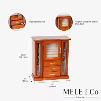 Mele And Co Richmond Walnut Jewelry Box