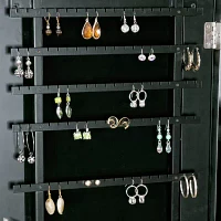 Mele And Co Victoria Lockable Java Jewelry Armoire