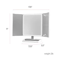 Slf Led Trifold Armoire Mirror