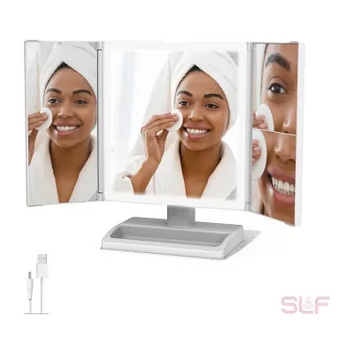 Slf Led Trifold Armoire Mirror