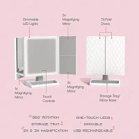 Slf Led Trifold Armoire Mirror
