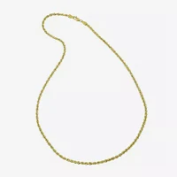 14K Gold Glitter Rope 20-24" 3mm Chain