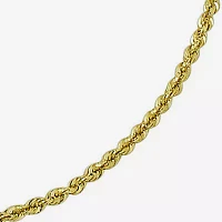 14K Gold Glitter Rope 20-24" 3mm Chain