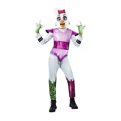 Little & Big  Unisex Glamrock Chica Five Nights at Freddys 4-pc. Costume