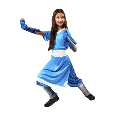 Little & Big  Girls Katara Avatar-The Last Airbender 4-pc. Costume Set