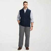 IZOD Mens Fleece Big and Tall Lightweight Vest Jacket