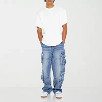 Forever 21 Mens Cargo Denim Pant