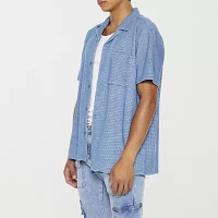 Forever 21 Mens Short Sleeve Button-Down Shirt