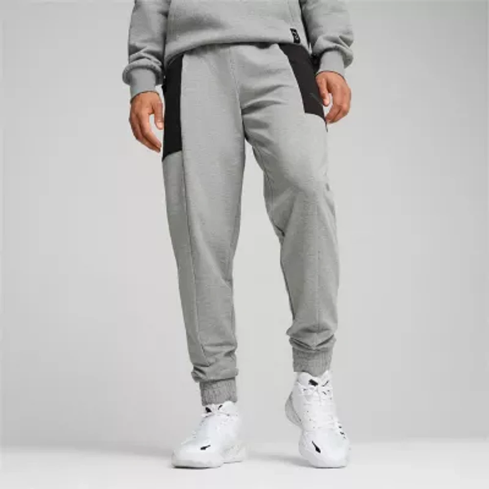 PUMA Mens Mid Rise Cuffed Sweatpant