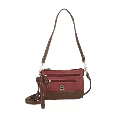 Stone Mountain East West 4-Bagger Washed Leather Crossbody Bag