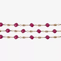 Mixit Gold Tone 18 Inch Link Strand Necklace