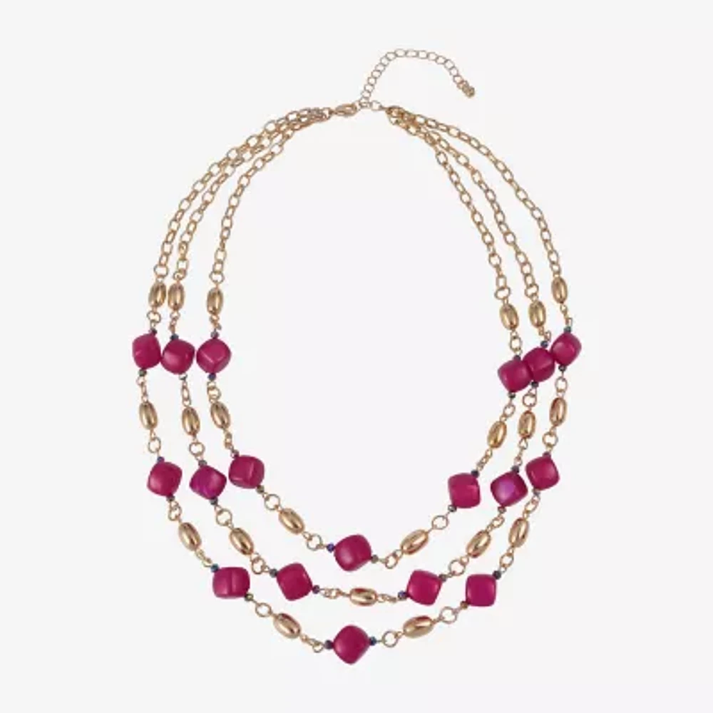 Mixit Gold Tone 18 Inch Link Strand Necklace