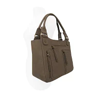 Bueno of California Washed Dbl Handle Shoulder Bag