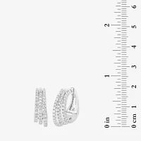 Effy  (G / Vs2-Si1) 1 CT. T.W. Lab Grown White Diamond Sterling Silver 76mm Stud Earrings