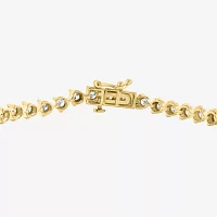 Effy  (I-J / Vs2-Si1) 2 CT. T.W. Lab Grown White Diamond 14K Two Tone Gold 7 Inch Tennis Bracelet