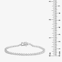 Effy  (G / Si1-Si2) 1 CT. T.W. Lab Grown White Diamond Sterling Silver 7 Inch Tennis Bracelet