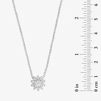 Effy  (G-H / Vs1-Vs2) Womens 1/2 CT. T.W. Lab Grown White Diamond 14K White Gold Pendant Necklace