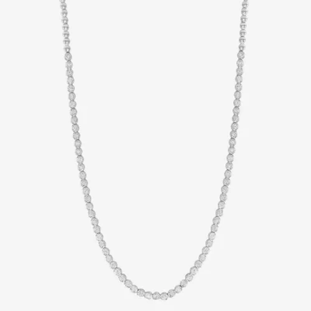 Effy  (G-H / Vs1-Vs2) Womens 1 CT. T.W. Lab Grown White Diamond Sterling Silver Tennis Necklaces