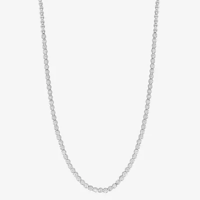 Effy  (G-H / Vs1-Vs2) Womens 1 CT. T.W. Lab Grown White Diamond Sterling Silver Tennis Necklaces