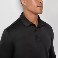 Stylus Mens Regular Fit Long Sleeve Polo Shirt