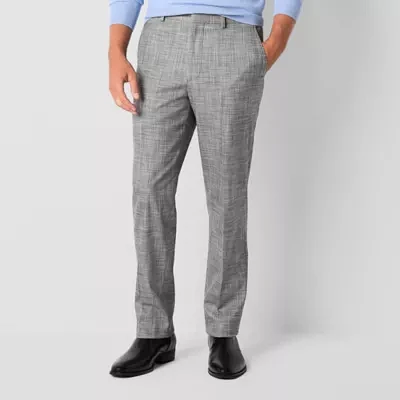 J. Ferrar Mens Classic Fit Flat Front Pant