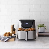 Gourmia® 6-Quart Zero Oil Stainless Steel Digital Air Fryer