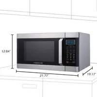 Farberware Professional 1.6 cu ft 1100-Watt Microwave Oven with Smart Sensor