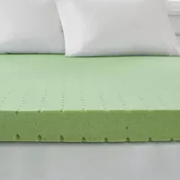 Sleep Philosophy Hypoallergenic 3" Cooling Gel Memory Foam Mattress Topper with Removable Cover