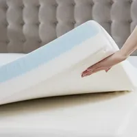 Sleep Philosophy 4" Gel Memory Foam with 3M Cover Mattress Topper