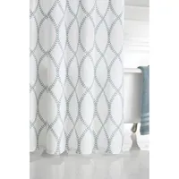 Liz Claiborne Leaf Ogee Shower Curtain