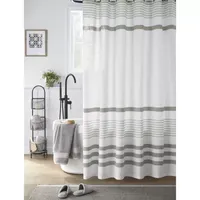 Linden Street Yarn Dye Stripe Shower Curtains