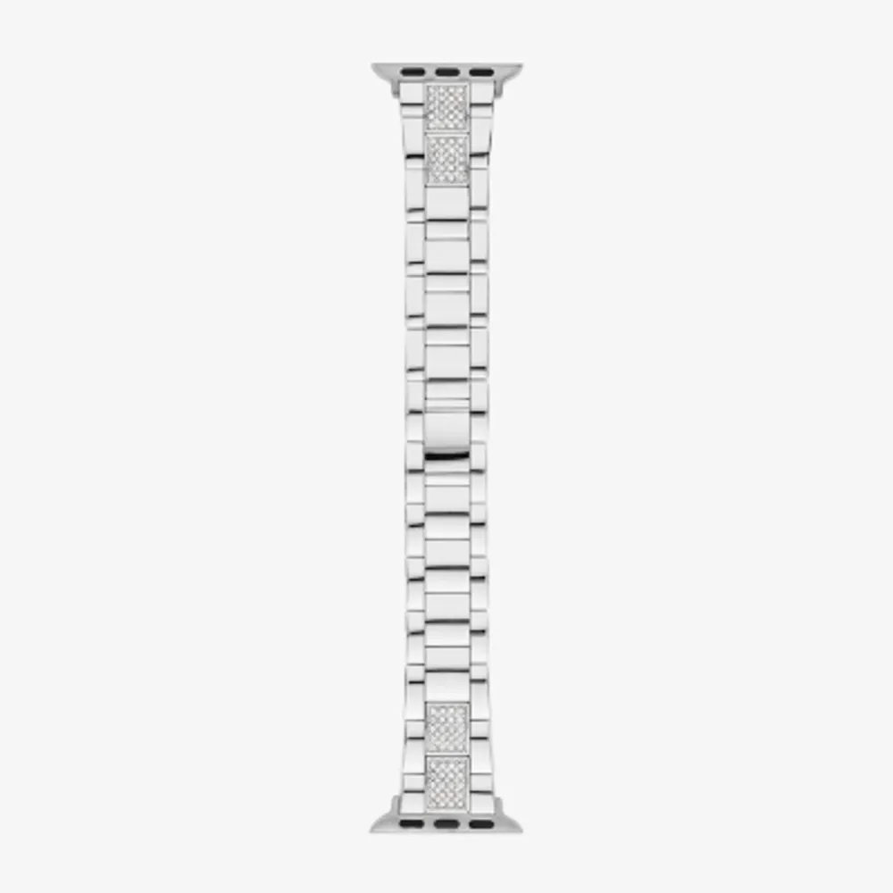 Apple Compatible Unisex Adult Silver Tone Watch Bands Fmdjab013