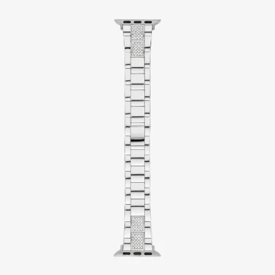 Apple Compatible Unisex Adult Silver Tone Watch Band Fmdjab013