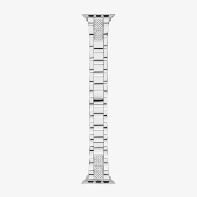 Apple Compatible Unisex Adult Silver Tone Watch Bands Fmdjab013