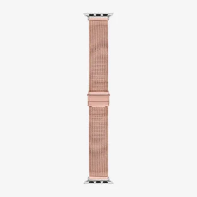 Apple Compatible Unisex Adult Rose Goldtone Watch Bands Fmdjab017