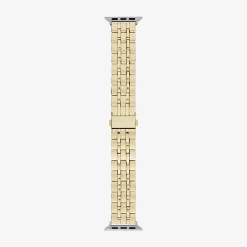 Apple Compatible Unisex Adult Gold Tone Watch Band Fmdjab021