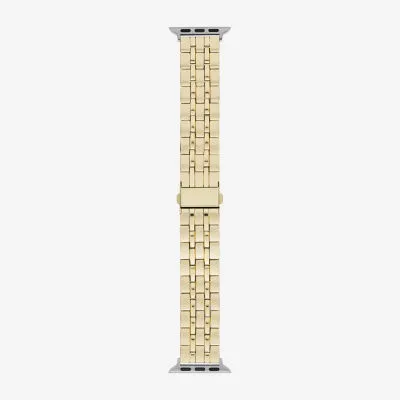 Apple Compatible Unisex Adult Gold Tone Watch Band Fmdjab021