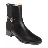 Journee Collection Womens Aubrie Stacked Heel Booties