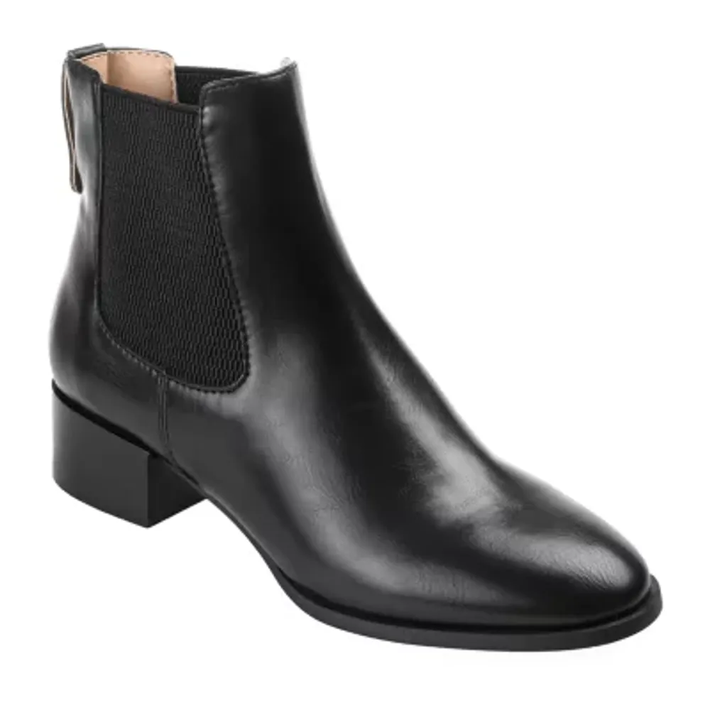 Journee Collection Womens Chayse Stacked Heel Booties