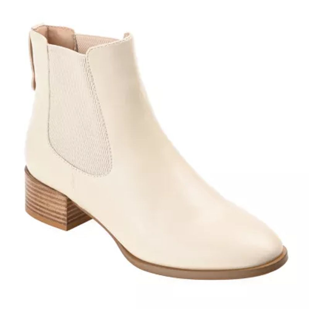 Journee Collection Womens Chayse Stacked Heel Booties