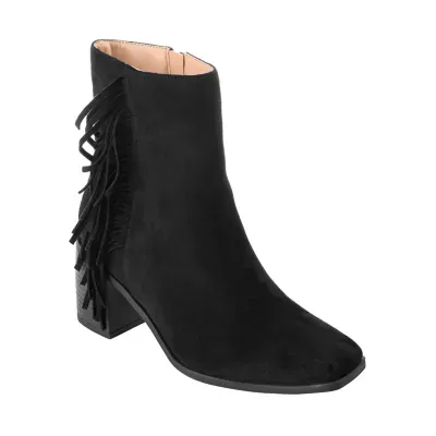 Journee Collection Womens Noriah Stacked Heel Booties