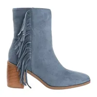 Journee Collection Womens Noriah Stacked Heel Booties